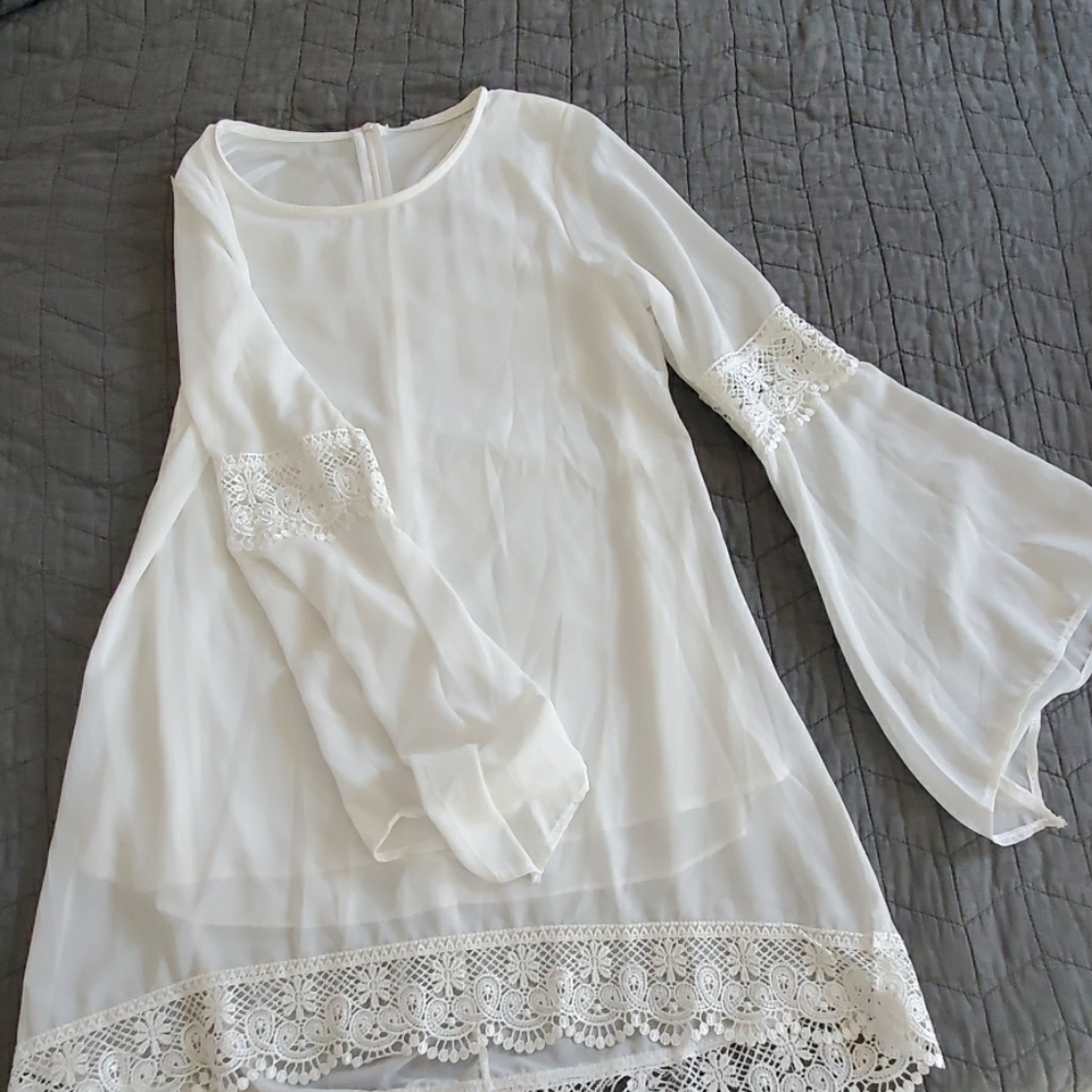 Cream Tunic Blouse